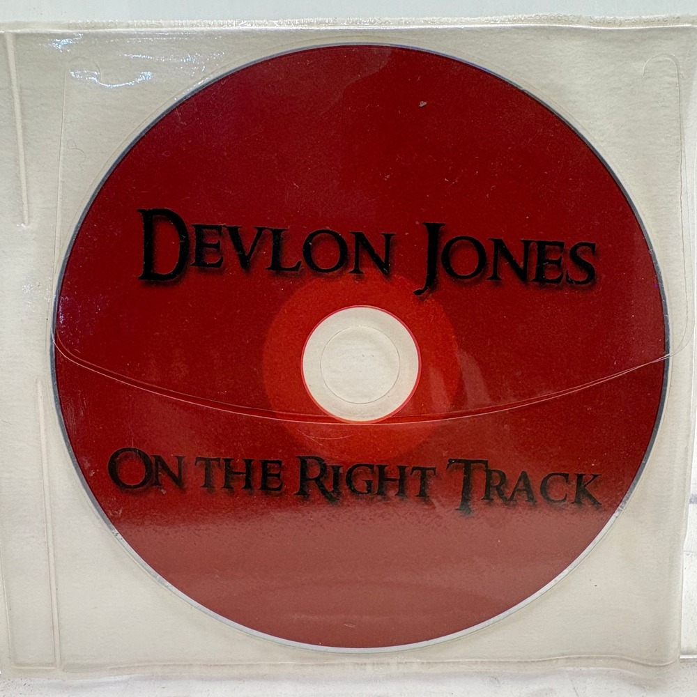 Devlon Jones On The Right Track CD Gospel R&B Soul Album Rare Independent Music